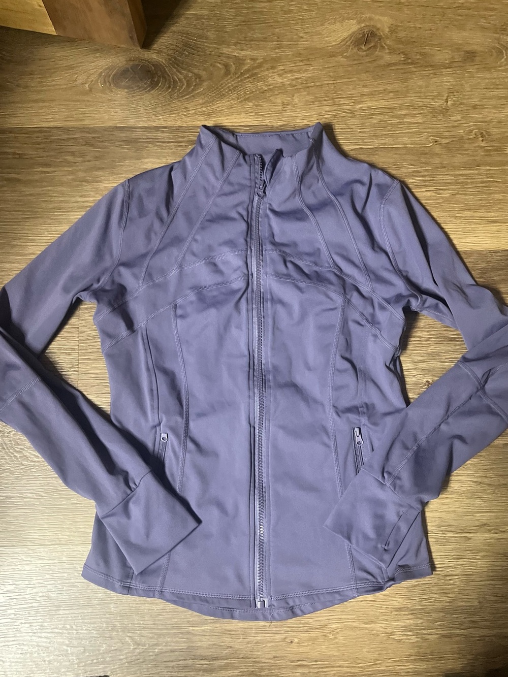 90 Degree By Reflex Dusty Plum Full-Zip Athletic Jacket
